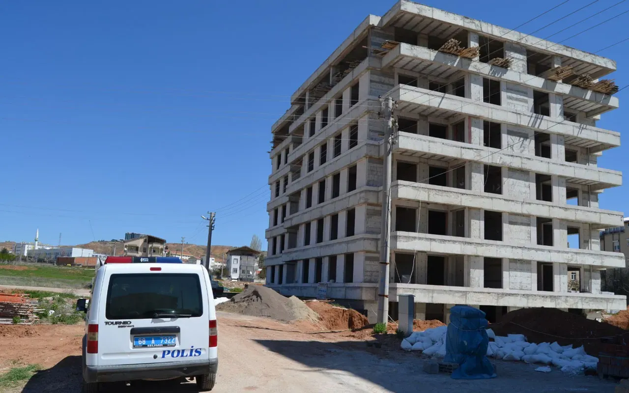 Aksaray İnşaat İşçisi Düşerek Hayatını Kaybetti