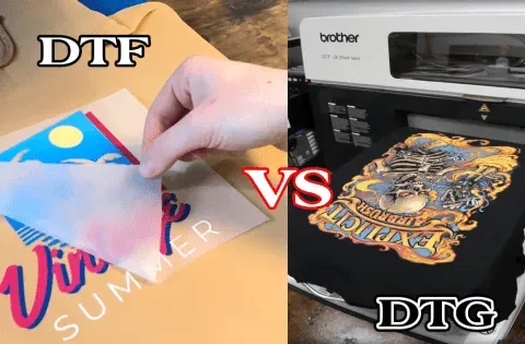 DTF transfers vs DTG: Best apparel printing option