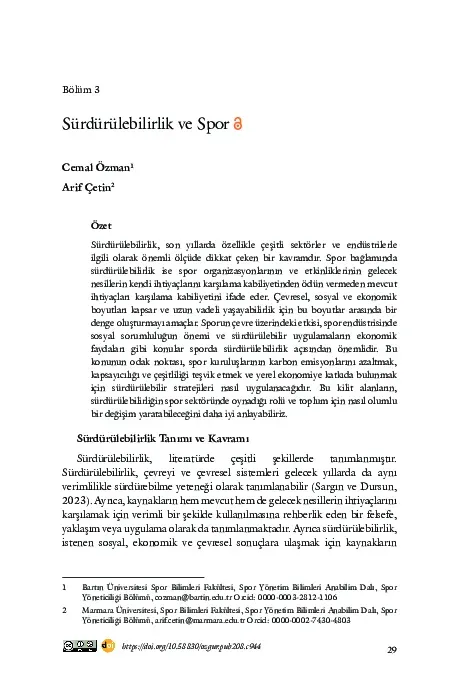 Spor Tarzında Sürdürülebilirlik: Çevre Dostu Aktiviteler