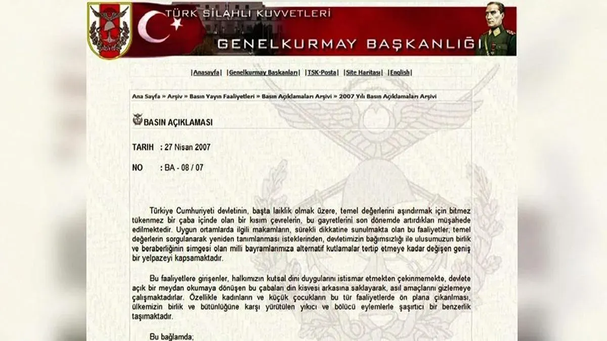 27 Nisan E-Muhtırası: AK Parti'den Kritik Açıklama