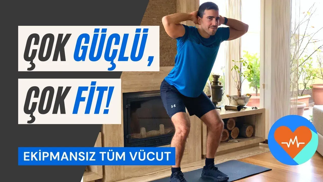 Ekipmansız evde antrenman: 20 dakikada tüm vücut çalışır