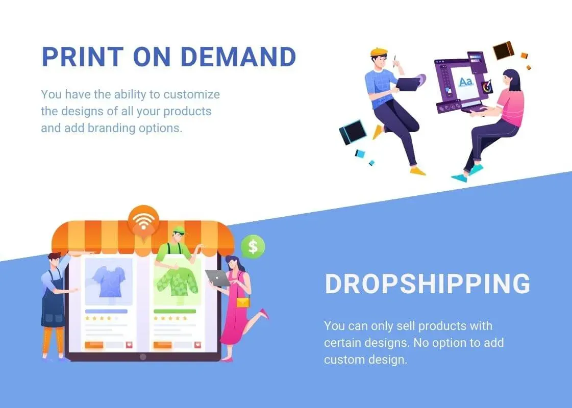 Print on Demand vs Dropshipping: Choosing the Right Model