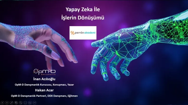 Yapay zeka ile iş dönüşümü: Teknolojiyle verimlilik