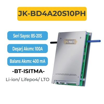 JK Smart Bms - 8s-20s 100a- 0.4a - JK-BD4A20S10PH