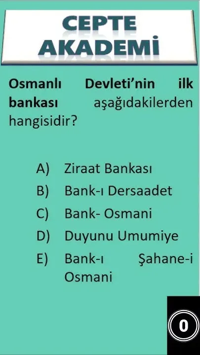 Osmanlı Devleti'nin İlk Ticari Bankası: Dersaadet Bankası