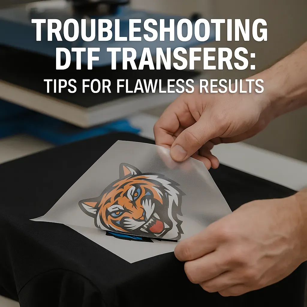 DTF transfers troubleshooting: Common Problems & Fixes
