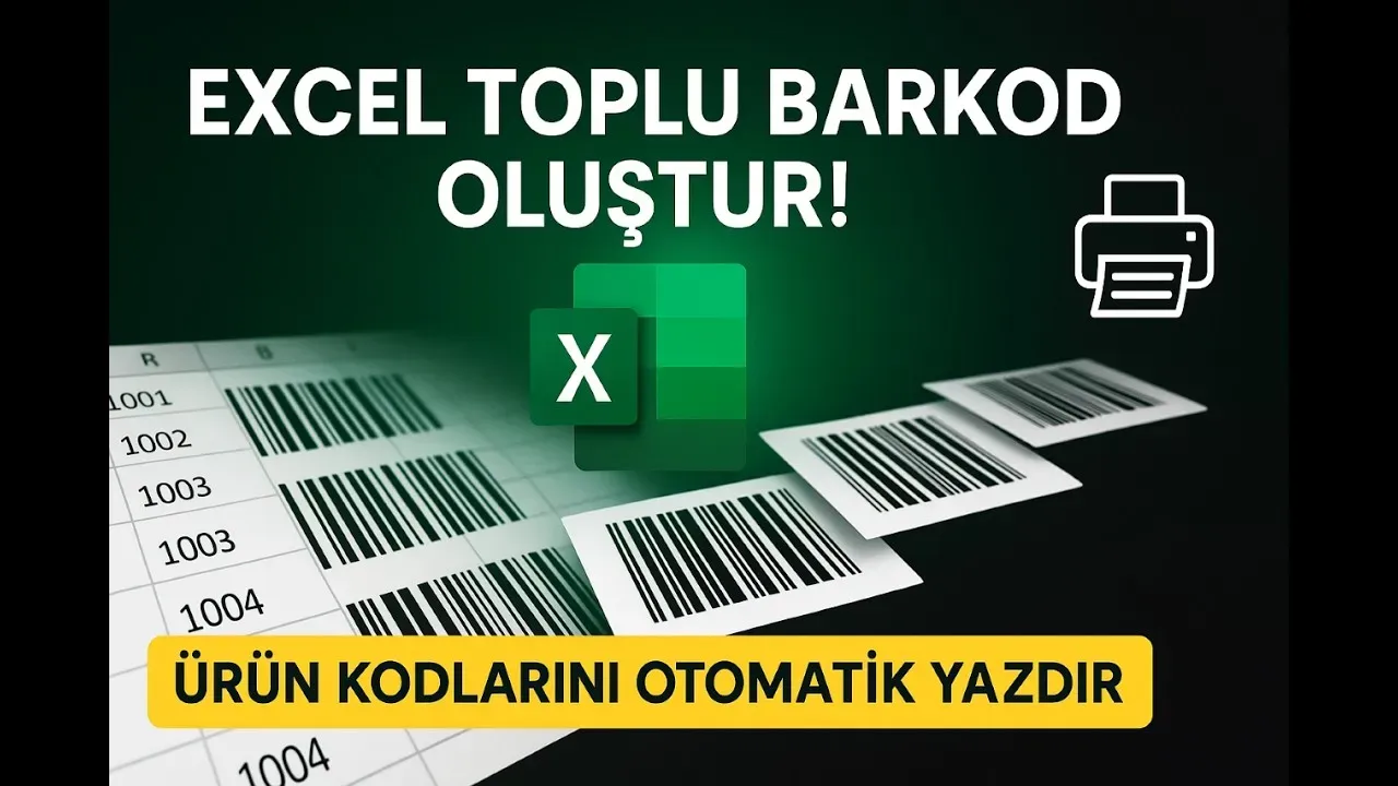 Barkod yazıcı Excel entegrasyonu: otomatik etiket ipuçları