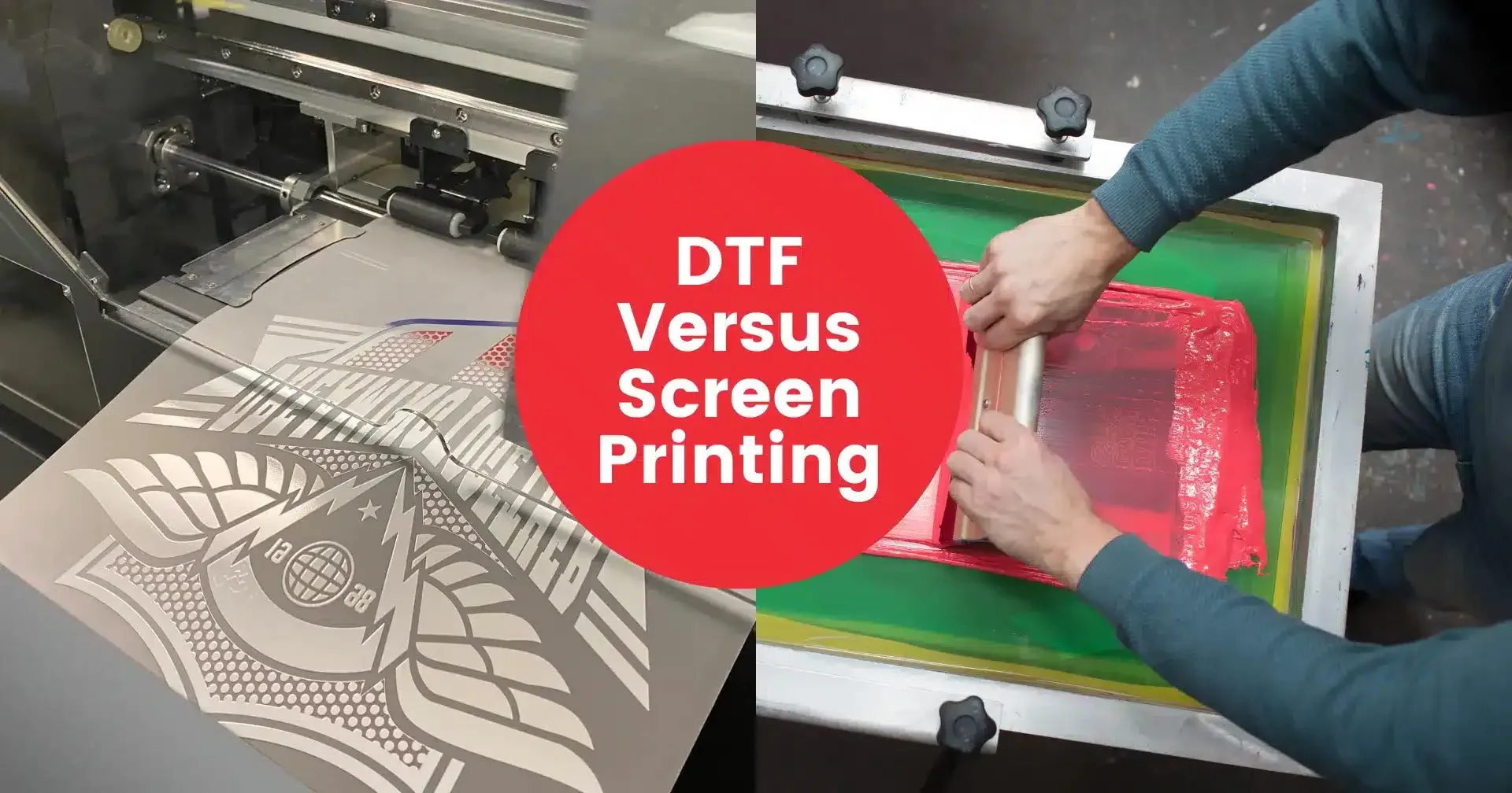DTF transfers vs screen printing: for small businesses