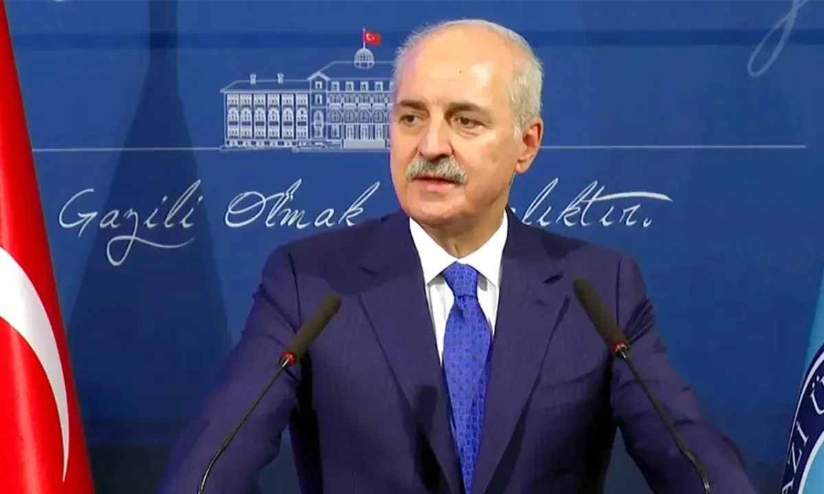 Filistin Parlamentoları İçin TBMM Başkanı Numan Kurtulmuş