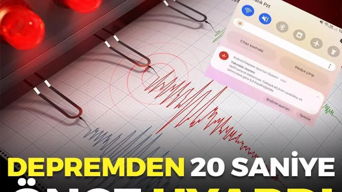 Telefonlara Deprem Bildirimi: Sistem Nasıl Çalışıyor?