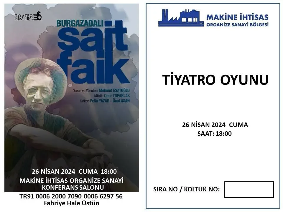 Sait Faik Tiyatro Oyunu: Hayatı Hikaye Olan Adam
