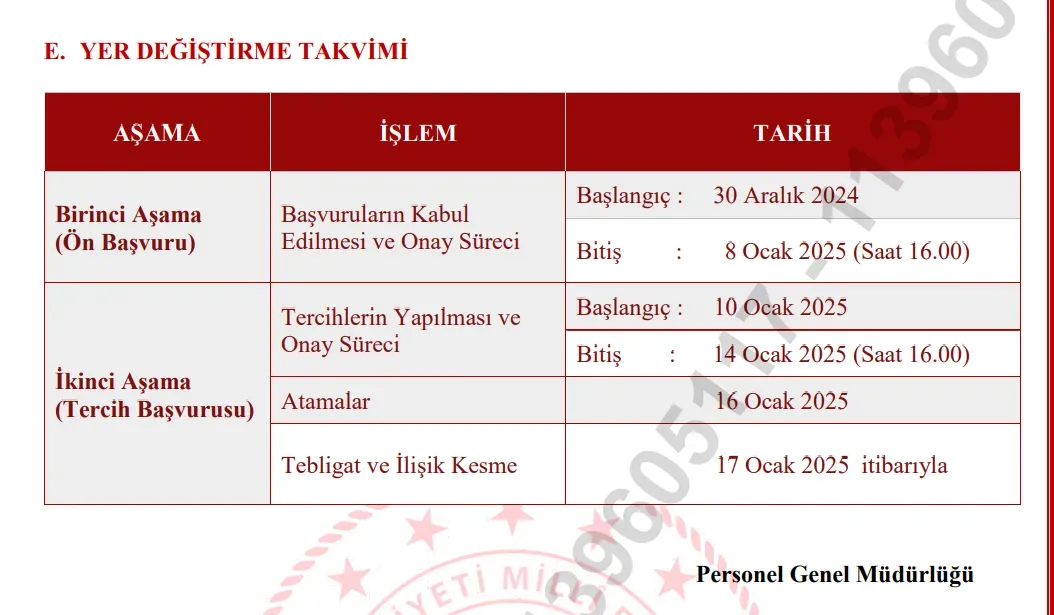 Öğretmenler İl İçi Atama Takvimi 2025: Detaylar Burada