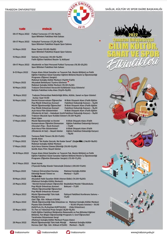 Kültür ve Sanat Etkinlikleri Takvimi: Haftalık Programınız