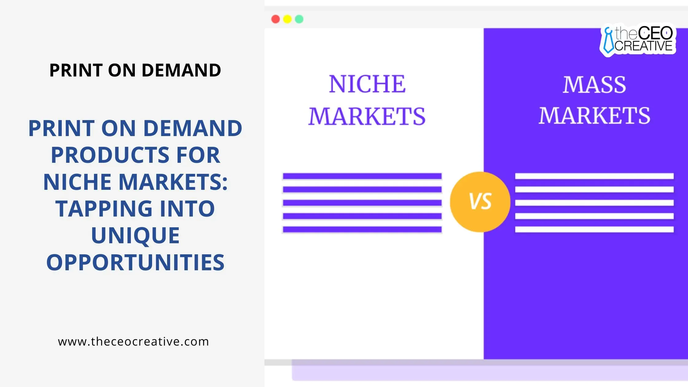 Print on Demand for Niche Markets: Find Your Audience