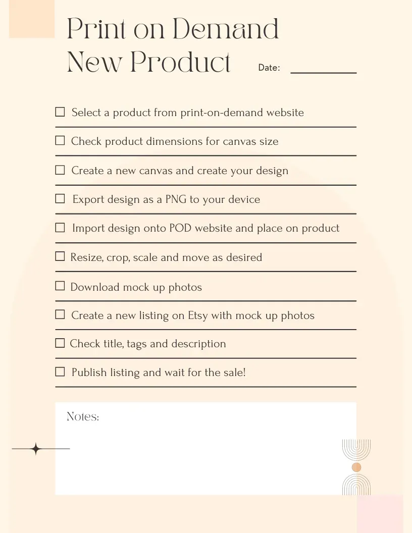 Print on Demand Checklist for Beginners: Launch Your Store