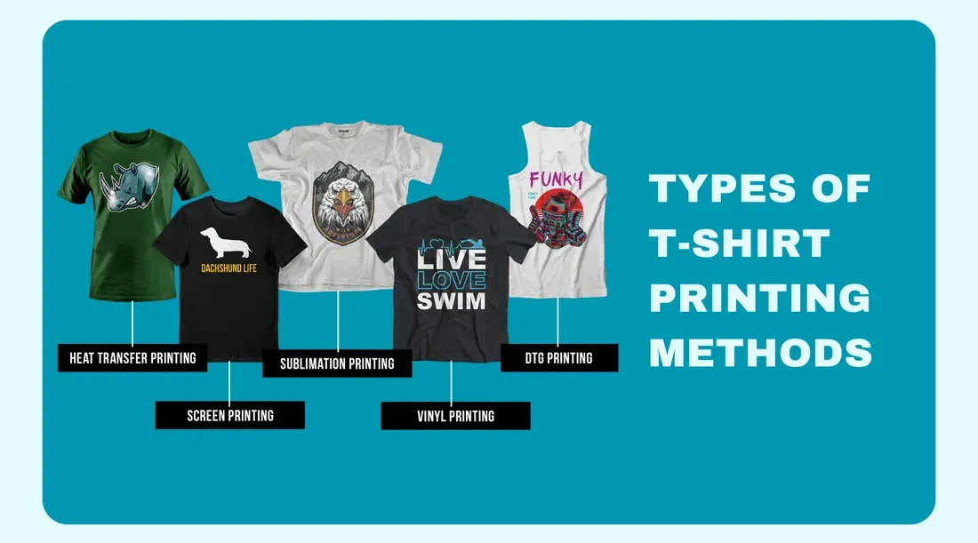 Printing methods for custom shirts: DTG vs Screen Printing
