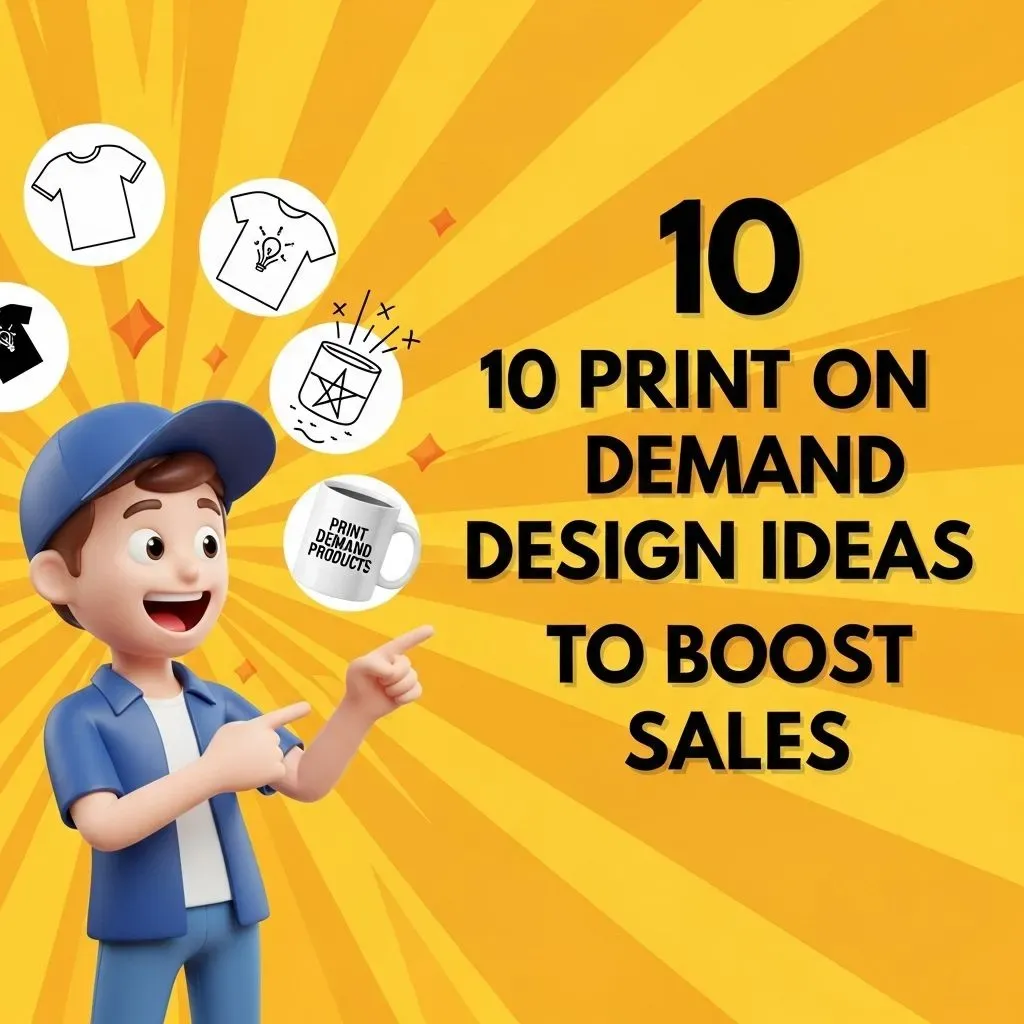Print on Demand product ideas: T-Shirts, Hoodies, Mugs