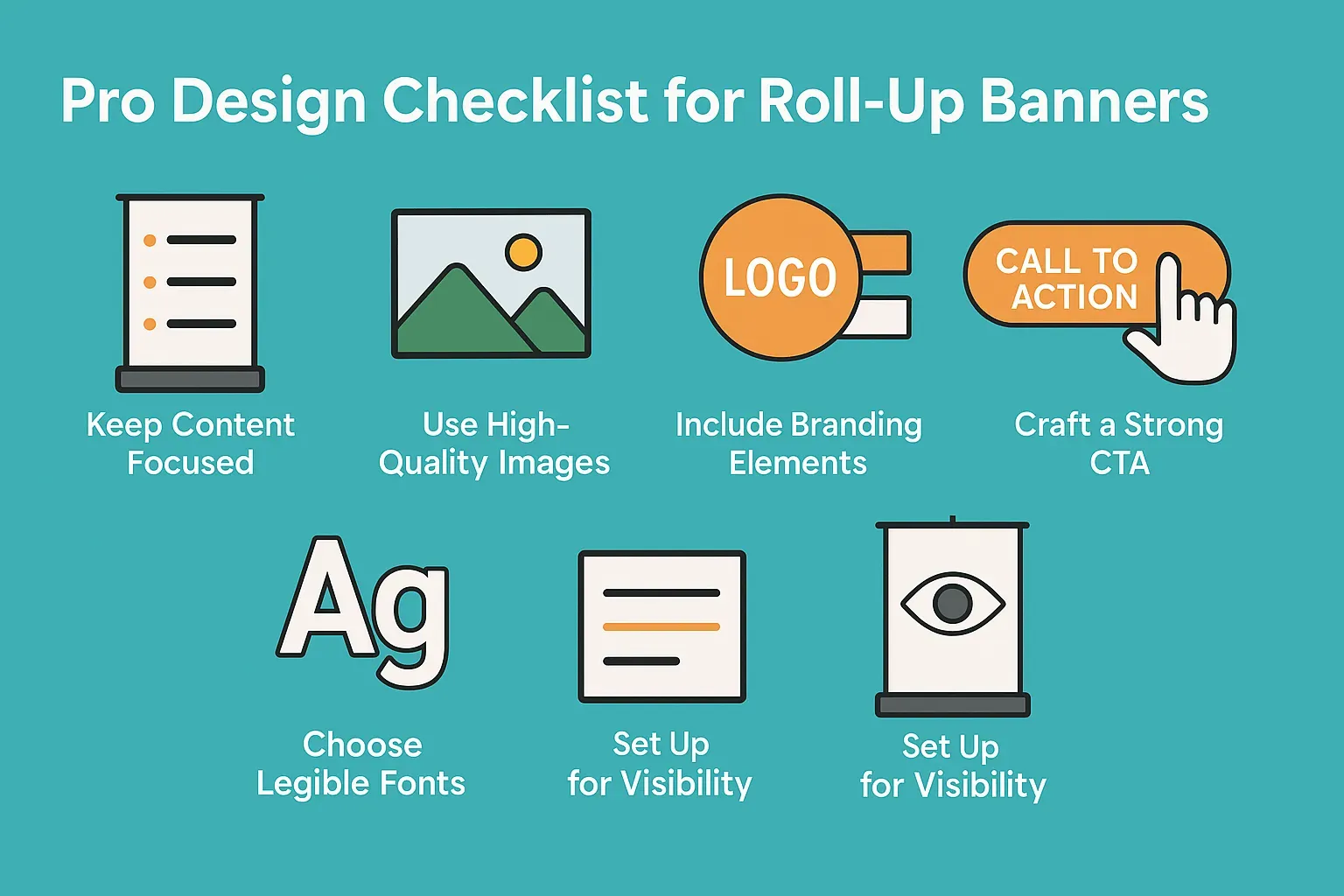 Design Mistakes to Avoid on Your Custom Roll Up Banner