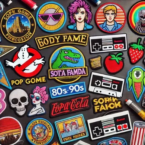 Embroidered patches in pop culture: Iconic styles in fashion