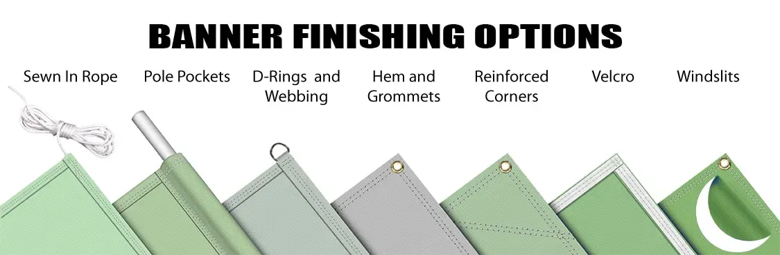 Custom Banner Finishing: Grommets, Pockets, and More