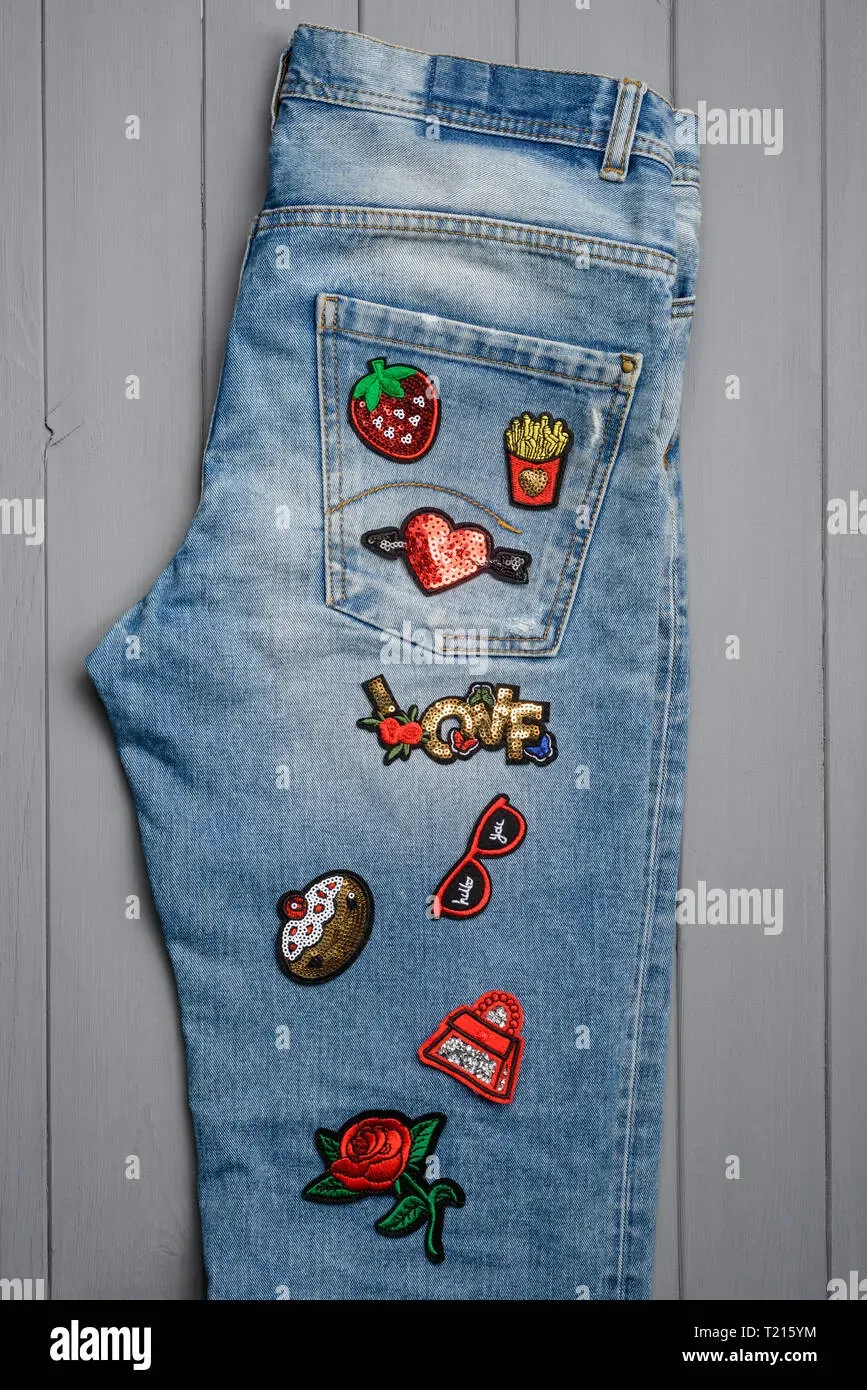 Embroidered patches for jeans: styling tips and tricks