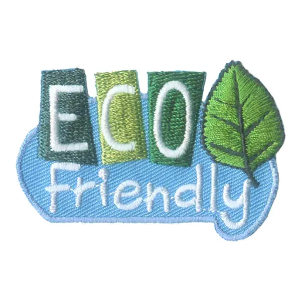 Eco-friendly custom patches: Sustainable materials
