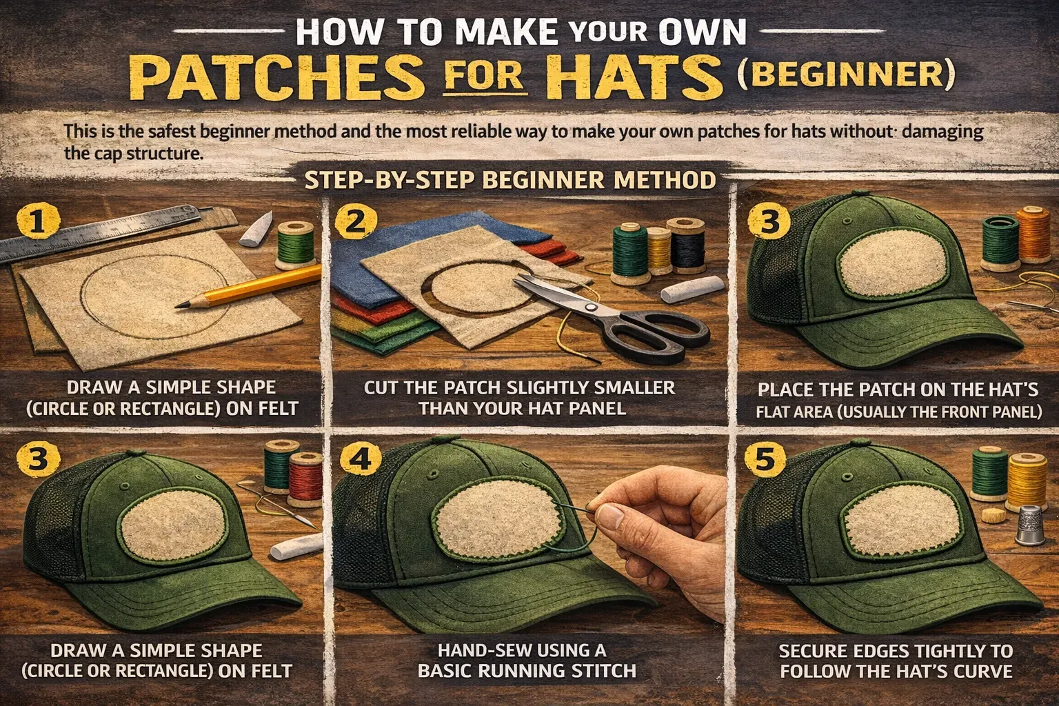Patches for Beginners: A Simple Sew-On Tutorial Today