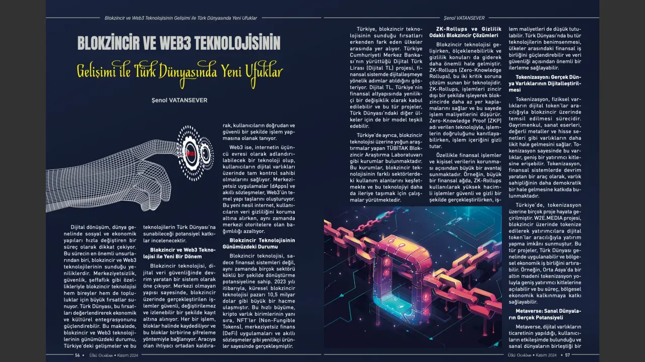 Blockchain ve Web3 ile Teknoloji Dünyasında Yeni Ufuklar