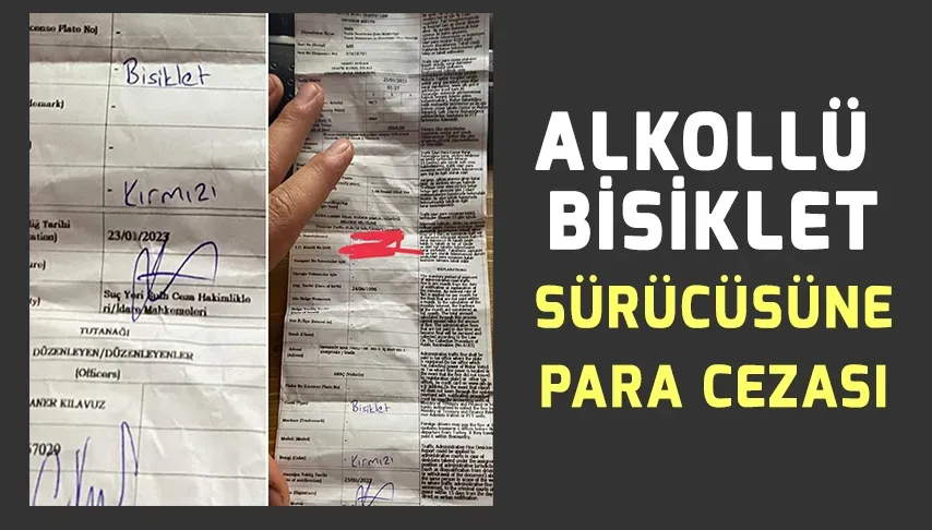 Bolu Alkollü Bisiklet Cezası: 18 Bin TL Ceza Kesildi