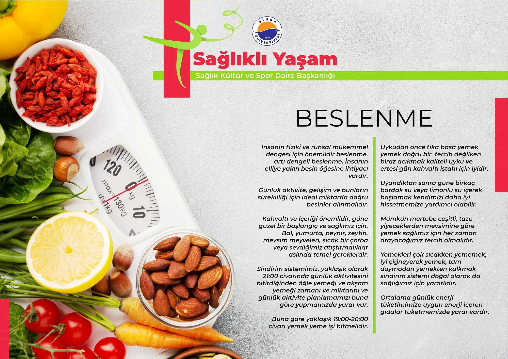 Sağlıklı Yaşam İçin Beslenme Planı: Adımlar ve Tariflerle