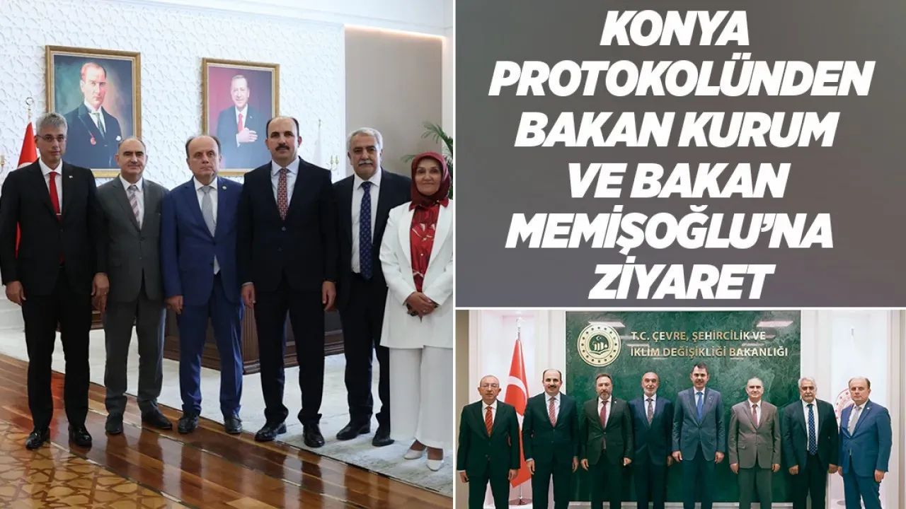 Bakan Memişoğlu ve Bakan Kurum Ortak Toplantıda Buluştu