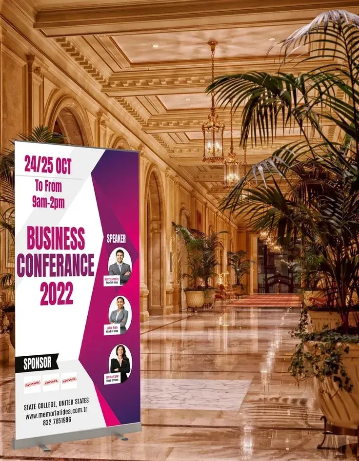 Custom Roll Up Banners for Events: Setup and Storage