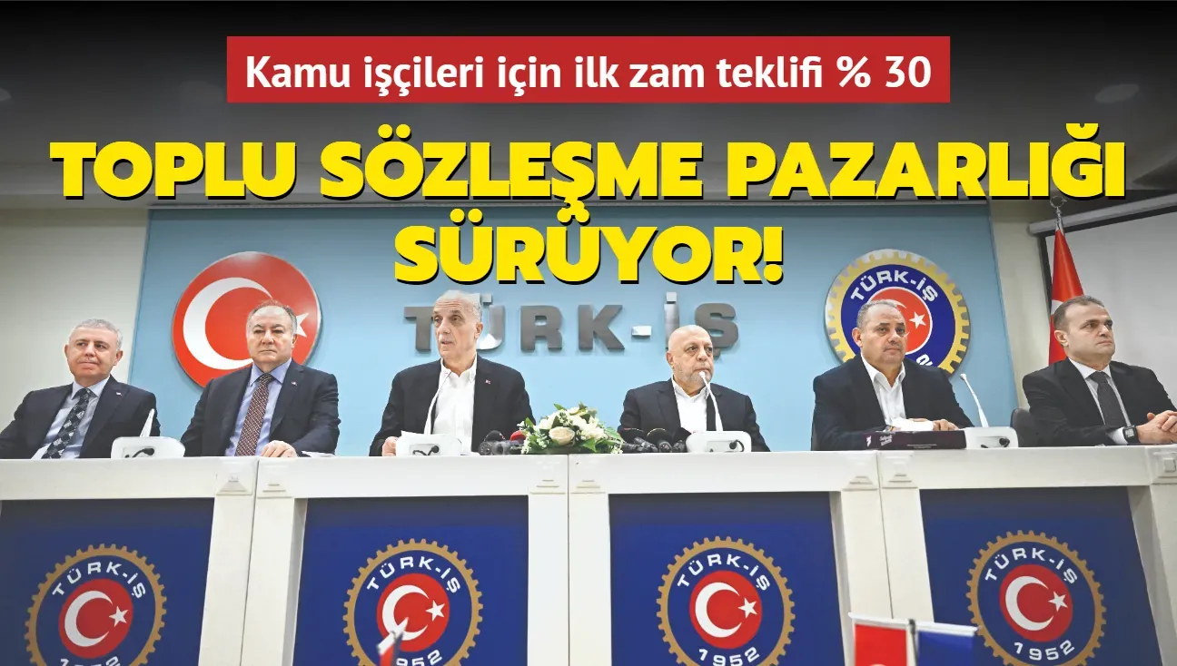Kamu İşçileri Zam Teklifi Bugün Açıklanacak