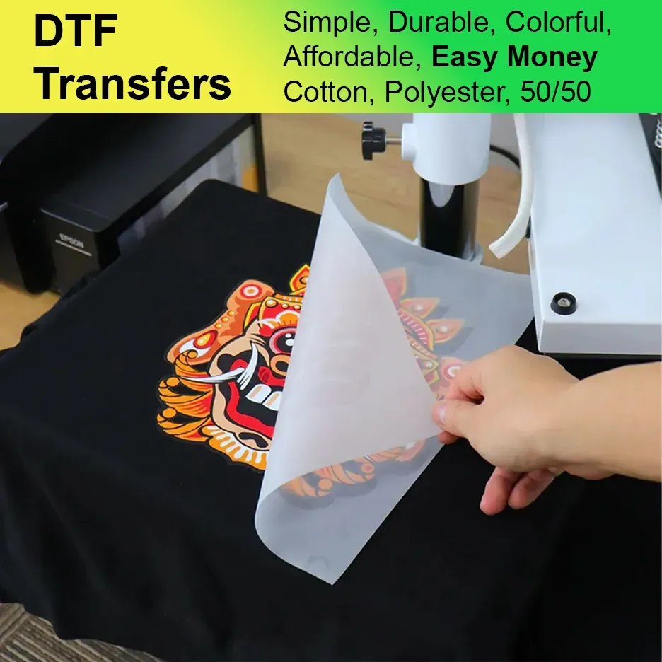 DTF transfers on apparel: Creative design ideas for clothing