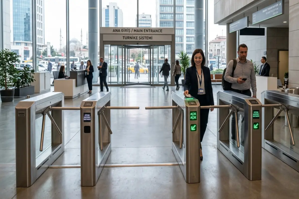 Kurumsal Güvenlikte Profesyonel Turnike Sistemi Çözümleri
