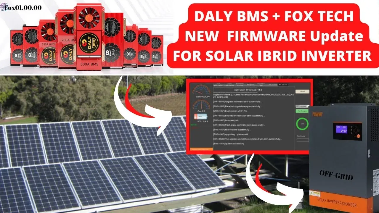 Daly BMS firmware güncellemeleri: Neden önemli ve nasıl