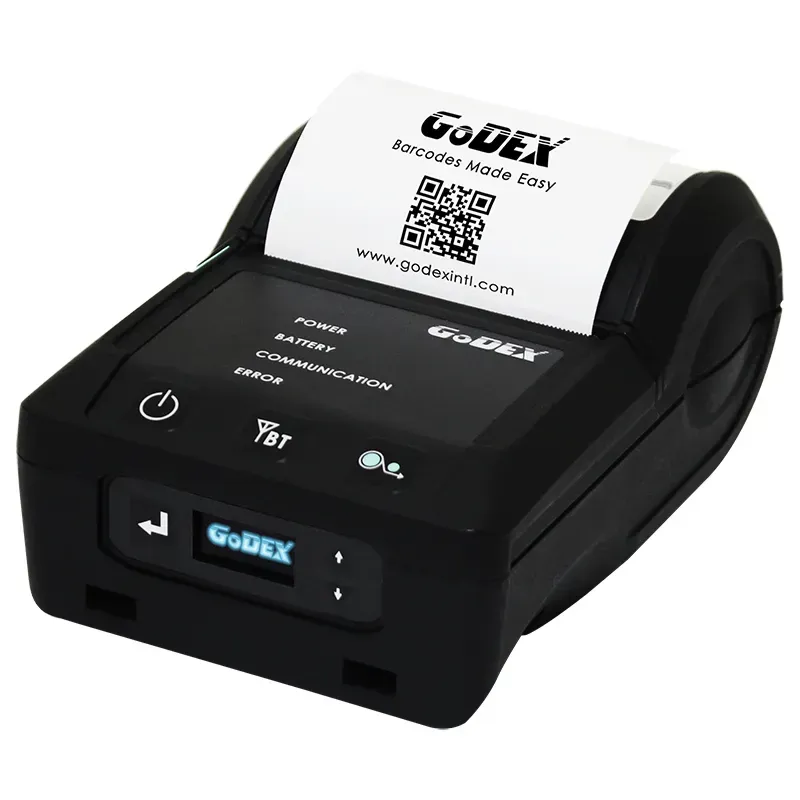 Godex yazıcıyla mobil baskı: Bluetooth ve Wi-Fi seçenekleri